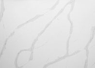 कृत्रिम पॉलिश सफेद 3200 * 1600 मिमी कैलाकट्टा क्वार्ट्ज स्टोन