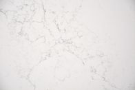 उच्च ग्लास सफेद रंग Calacatta क्वार्ट्ज पत्थर के साथ रसोई शीर्ष के लिए Nsf