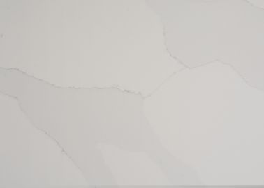स्क्रैच प्रतिरोध सफेद क्वार्ट्ज काउंटरटॉप्स जो संगमरमर 6.5 मोहाज़ की तरह दिखते हैं