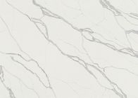 पॉलिश सतह सफेद क्वार्ट्ज पत्थर कृत्रिम क्वार्ट्ज पत्थर काउंटर शीर्ष