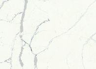 पॉलिश सतह सफेद क्वार्ट्ज पत्थर कृत्रिम क्वार्ट्ज पत्थर काउंटर शीर्ष