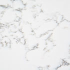 दीवार पैनल के लिए 15 एमएम सफेद सफेद सफेद क्वार्ट्ज स्टोन Calacatta
