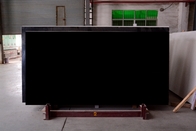इंजीनियरिंग कृत्रिम क्वार्ट्ज स्टोन काउंटरटॉप वर्कटॉप शुद्ध काला रंग 3000 * 1400 * 15 मिमी