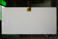 कृत्रिम पॉलिश सफेद 3200 * 1600 मिमी कैलाकट्टा क्वार्ट्ज स्टोन